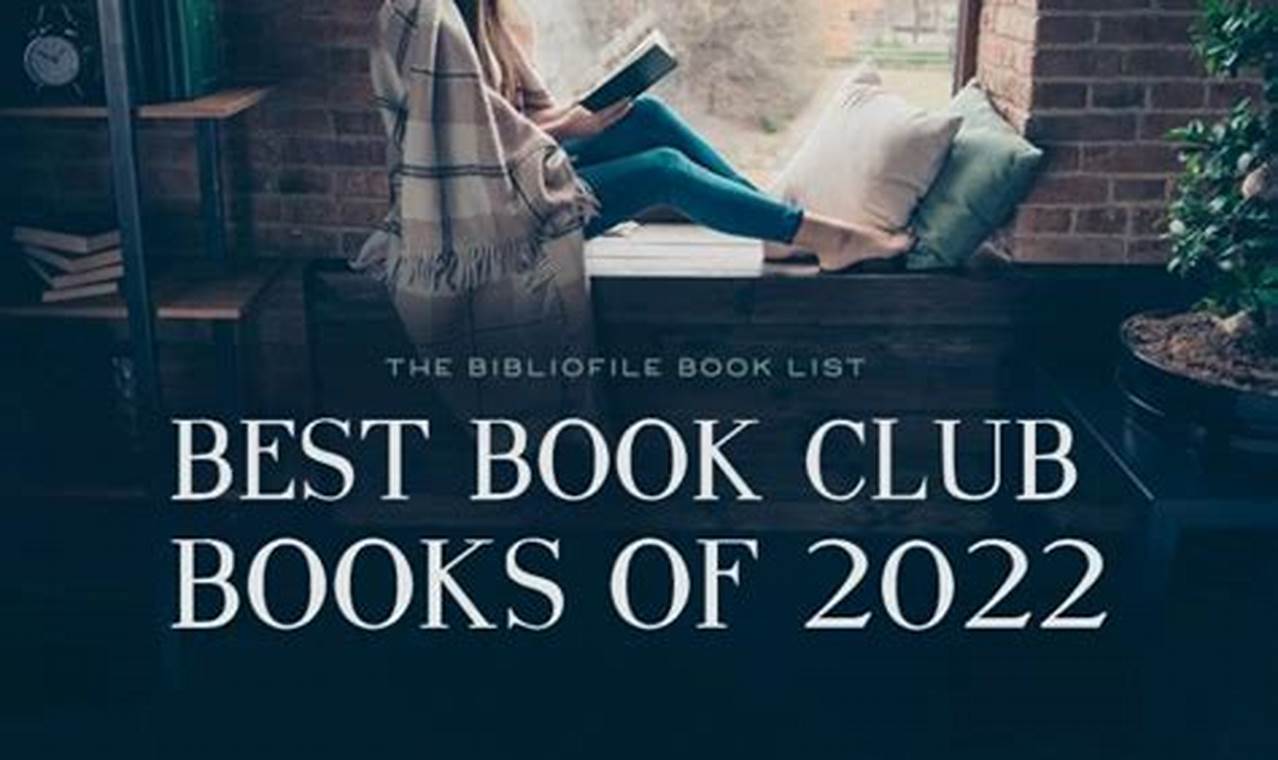 Best New Books For Book Clubs 2024