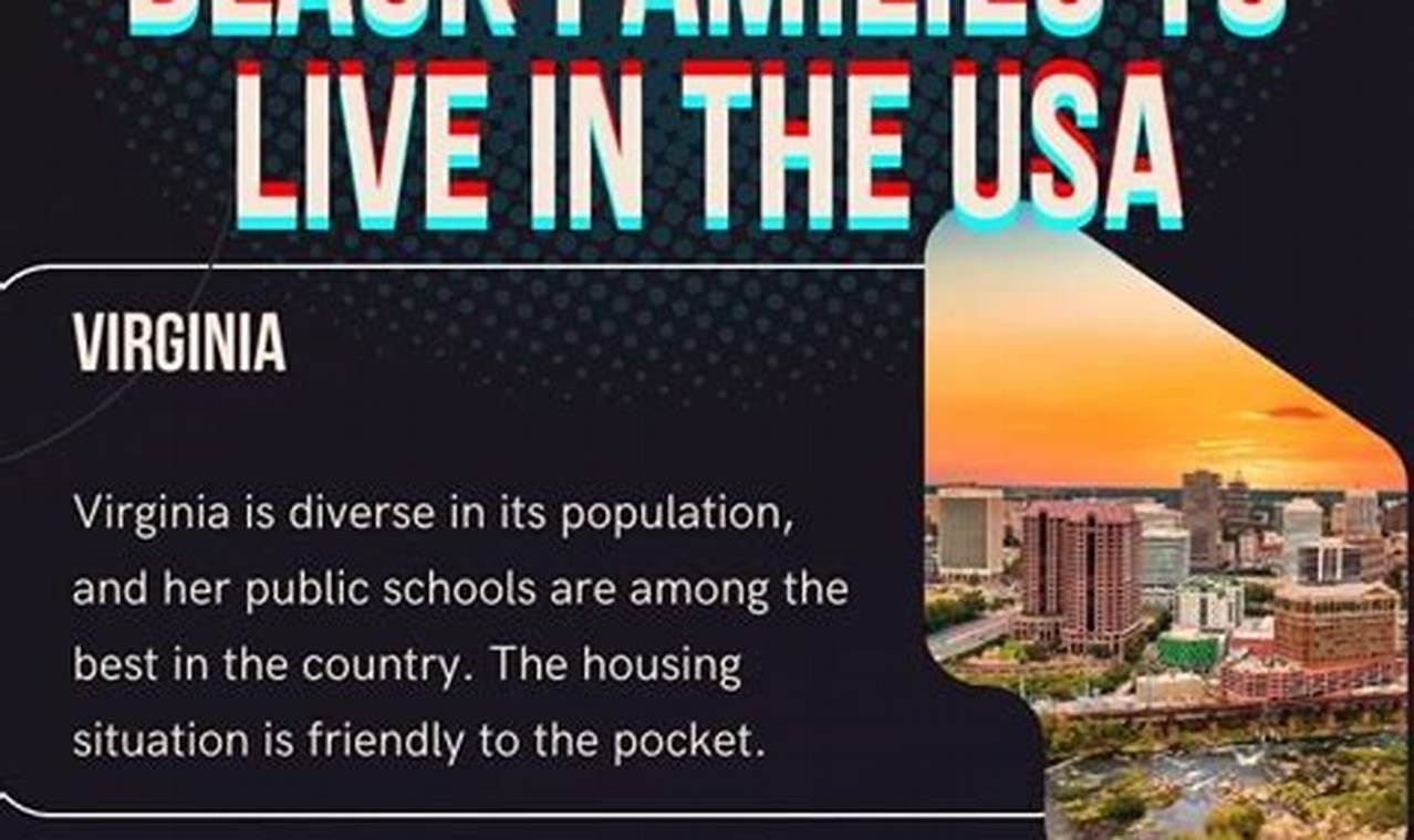 Best Places For Black Families To Live 2024