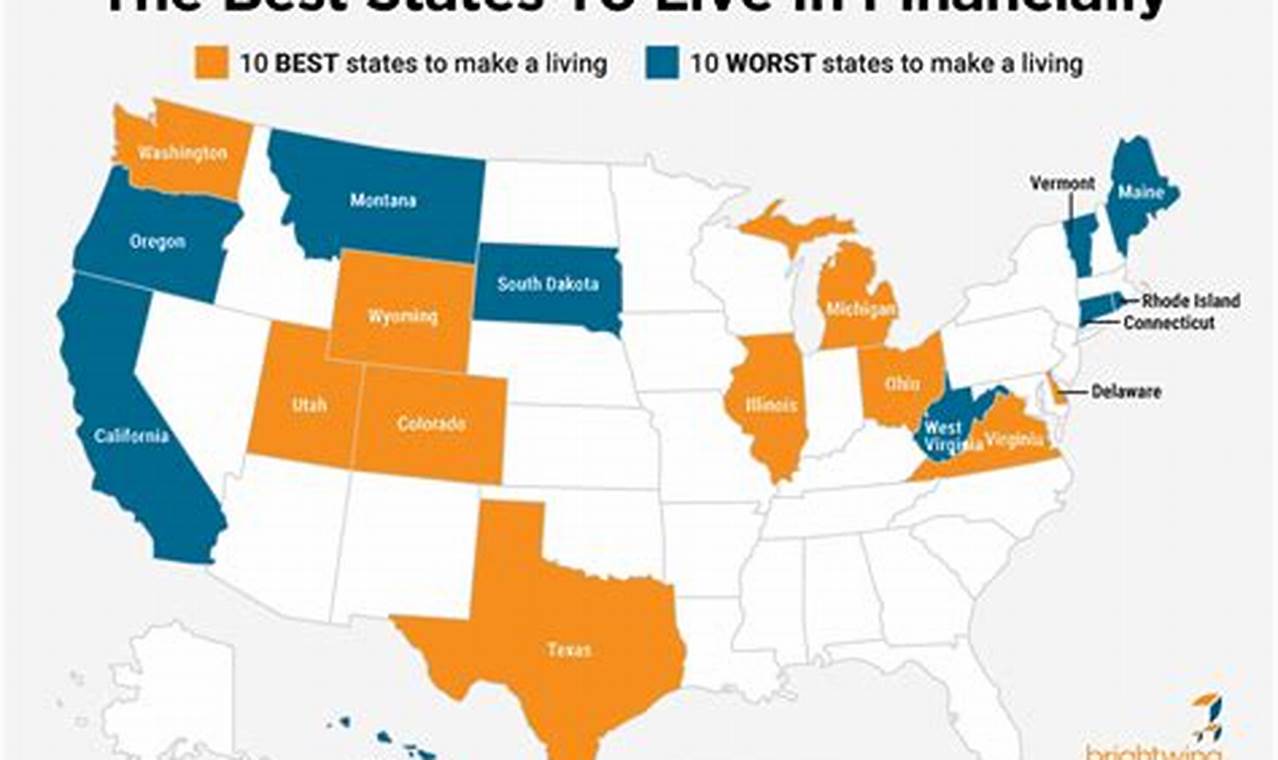 Best State To Live In 2024