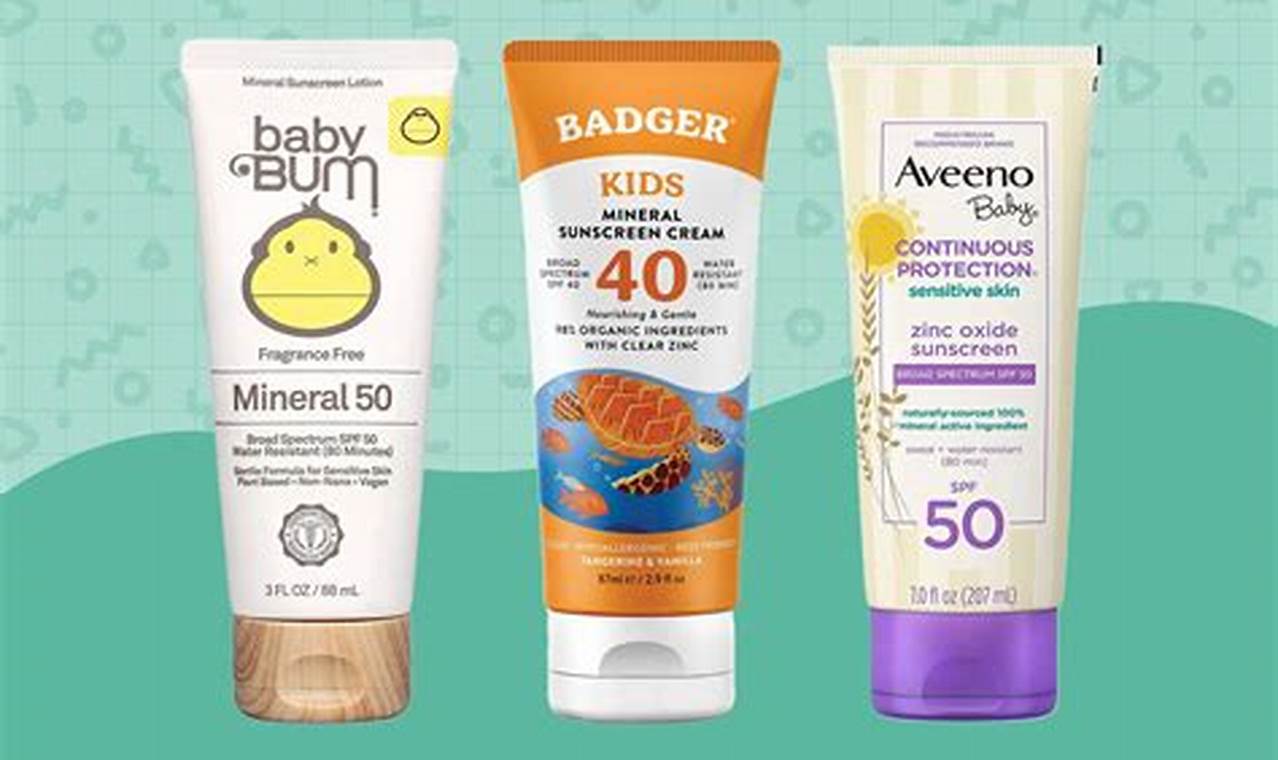 Best Sunscreen For Toddlers 2024