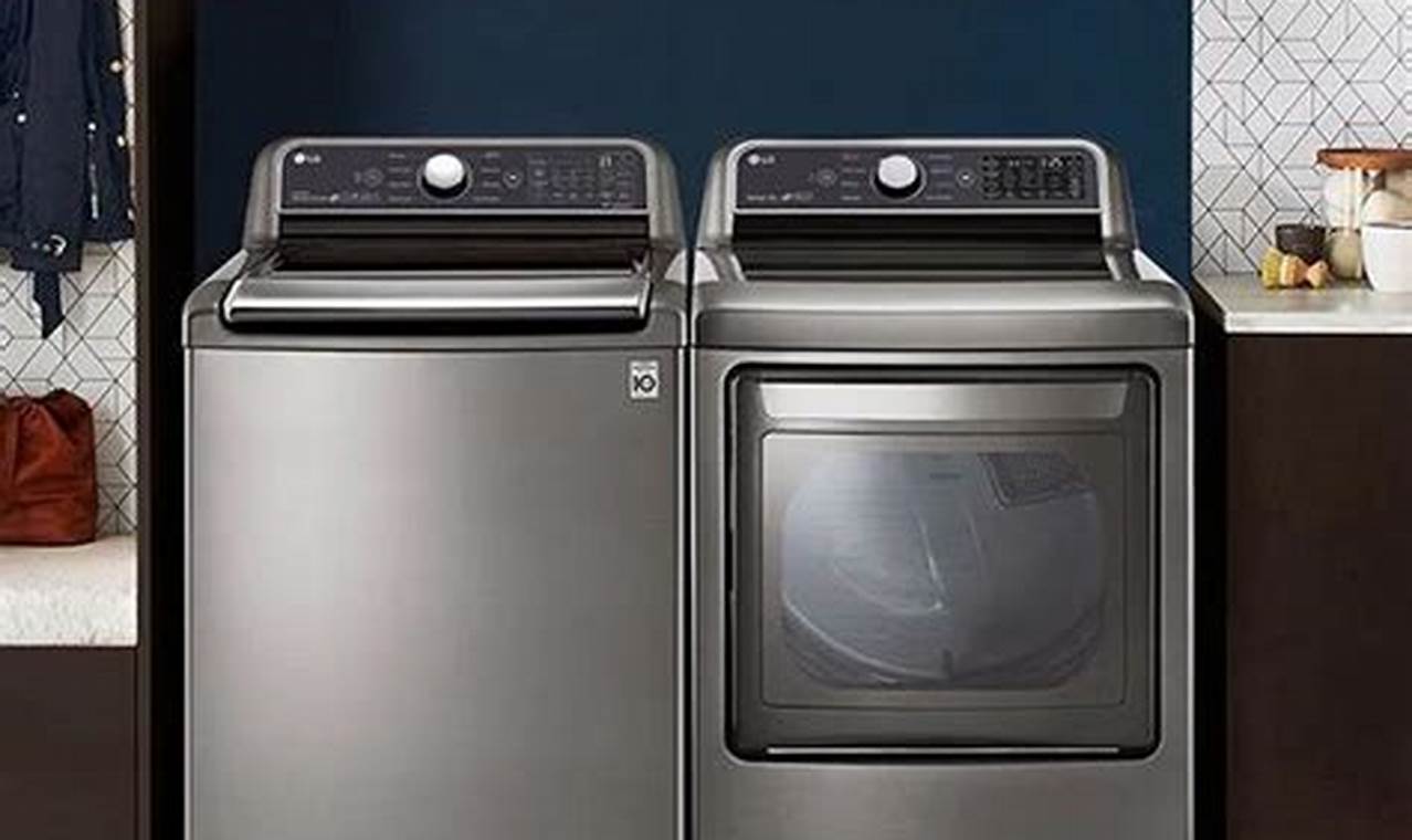 Best Top Loader Washer And Dryer 2024