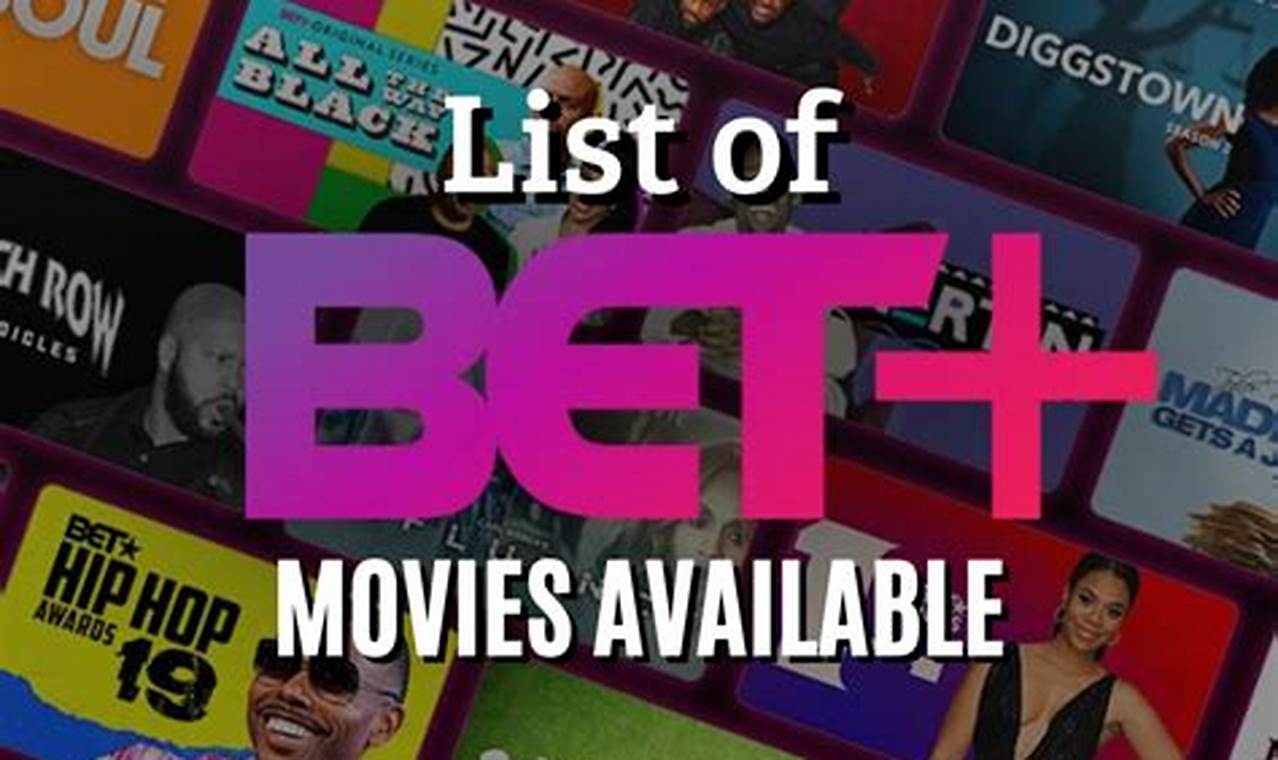 Bet Plus Movies 2024