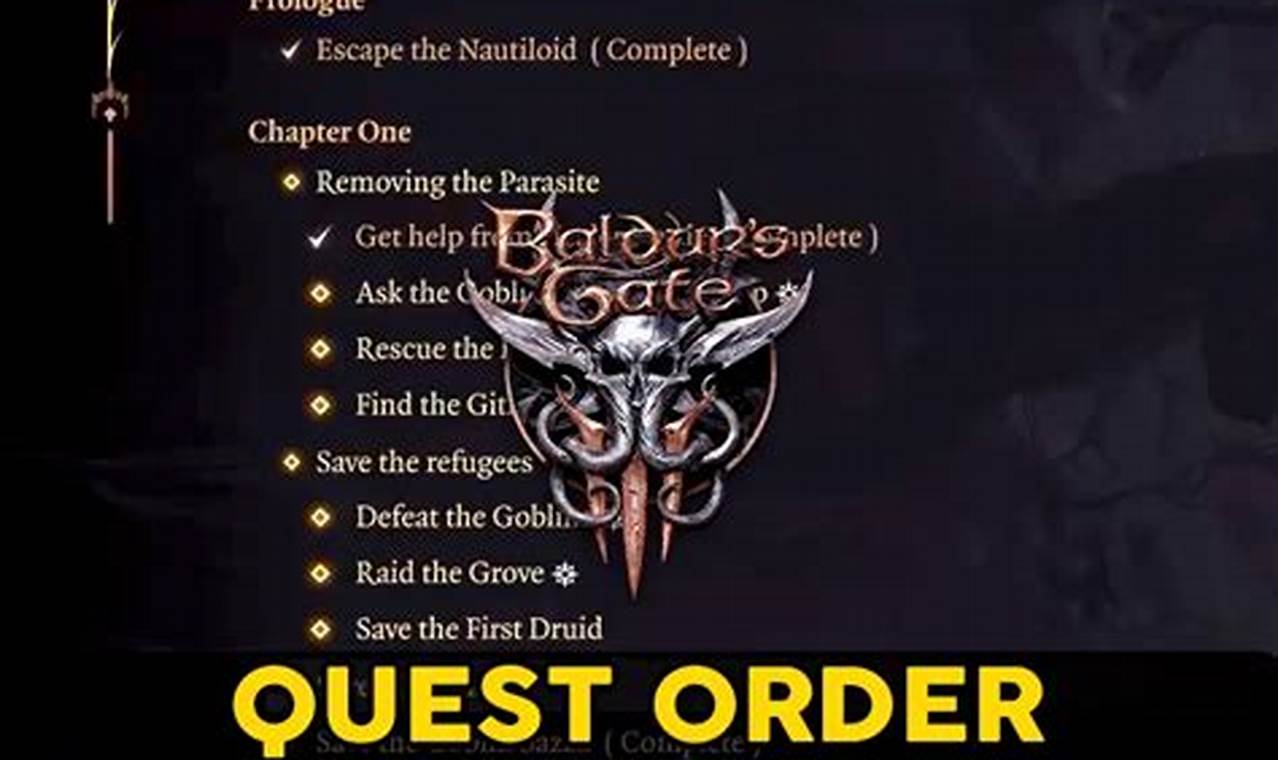 Bg3 Quest Order 2024