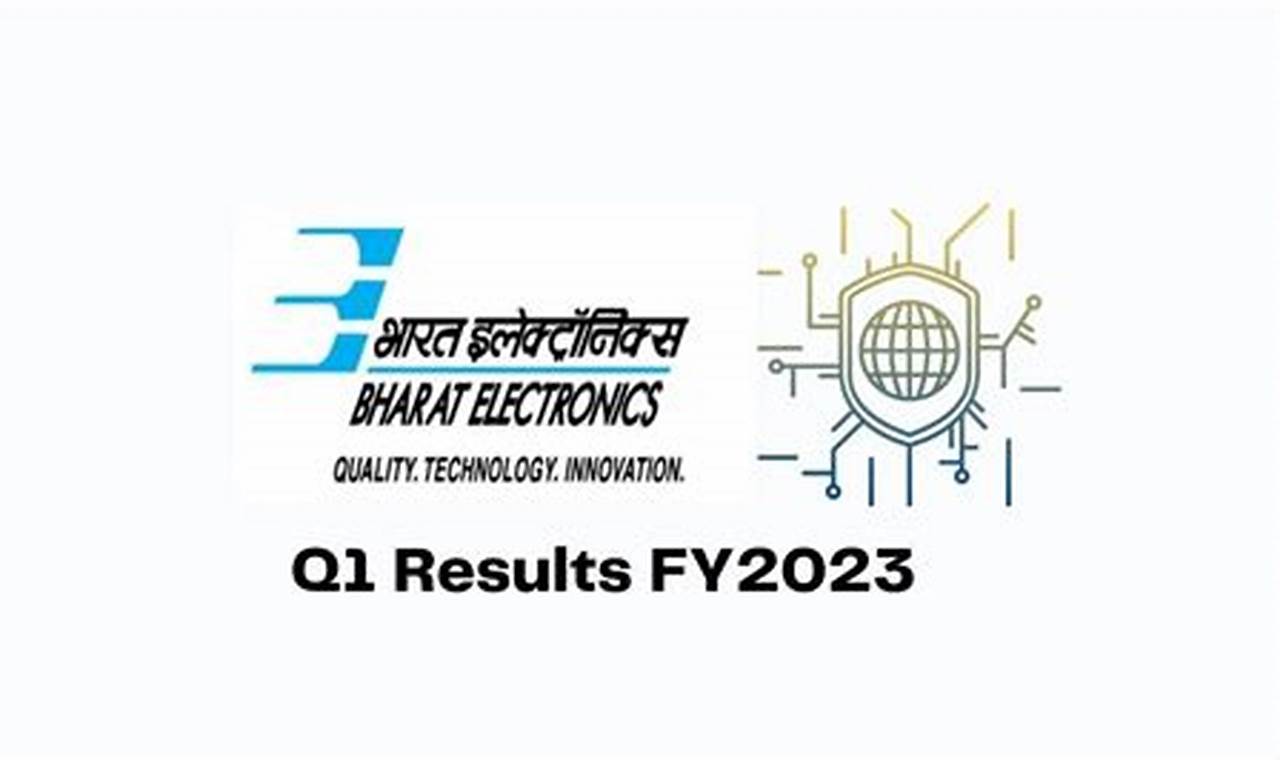 Bharat Electronics Q1 Results 2024 Lok