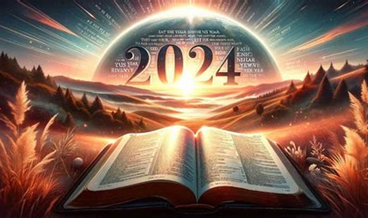 Bible Verses For The New Year 2024