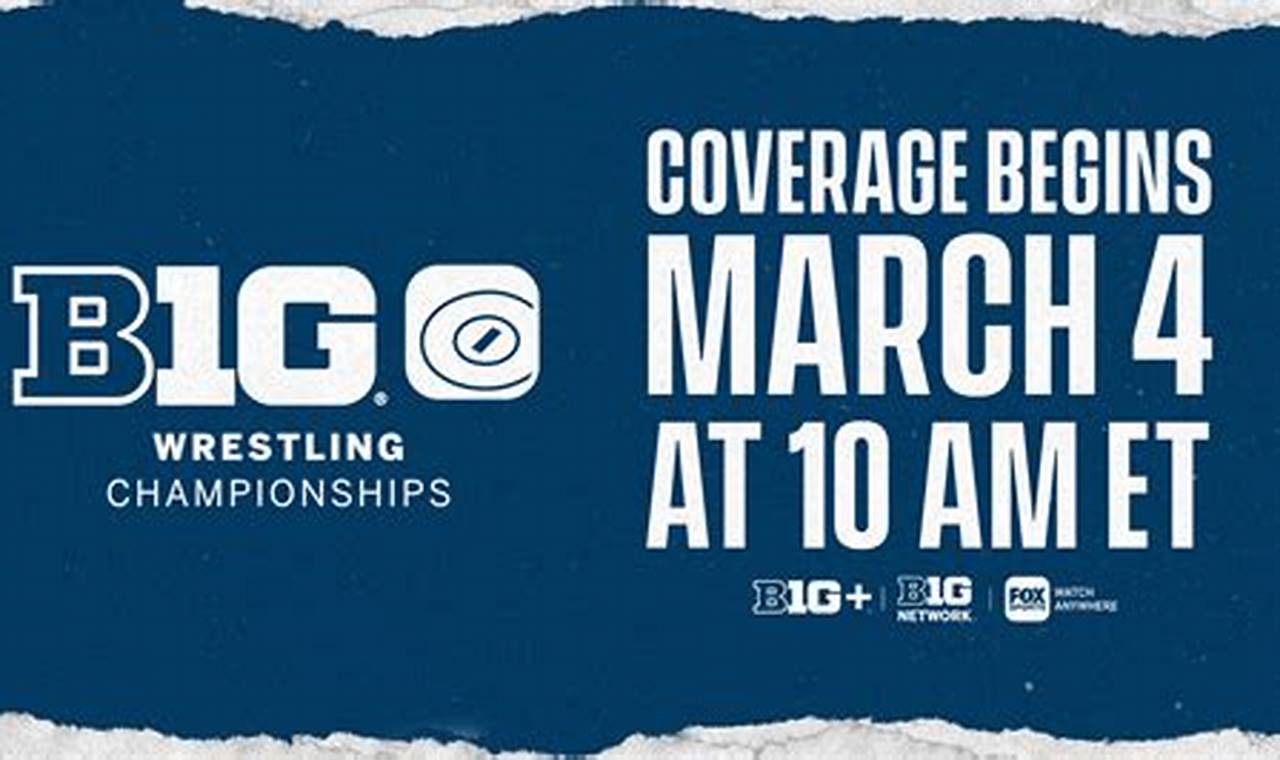 Big 10 Wrestling Jan 21 2024