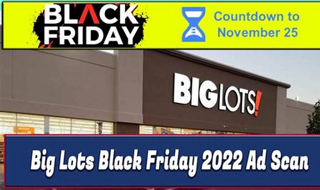 Big Lots Black Friday Hours 2024