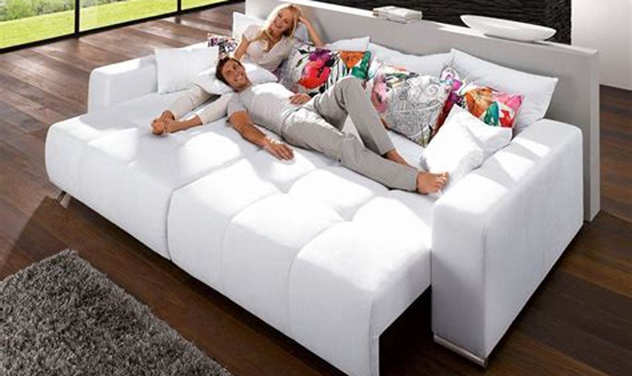 Big Sofa Mit Schlaffunktion: Gemütlichkeit Und Komfort In Einem