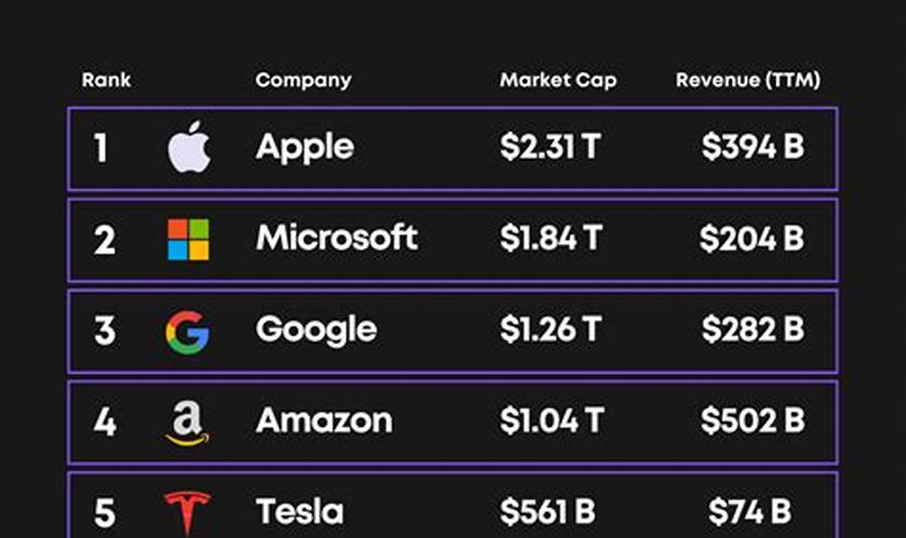 Biggest Tech Companies 2024