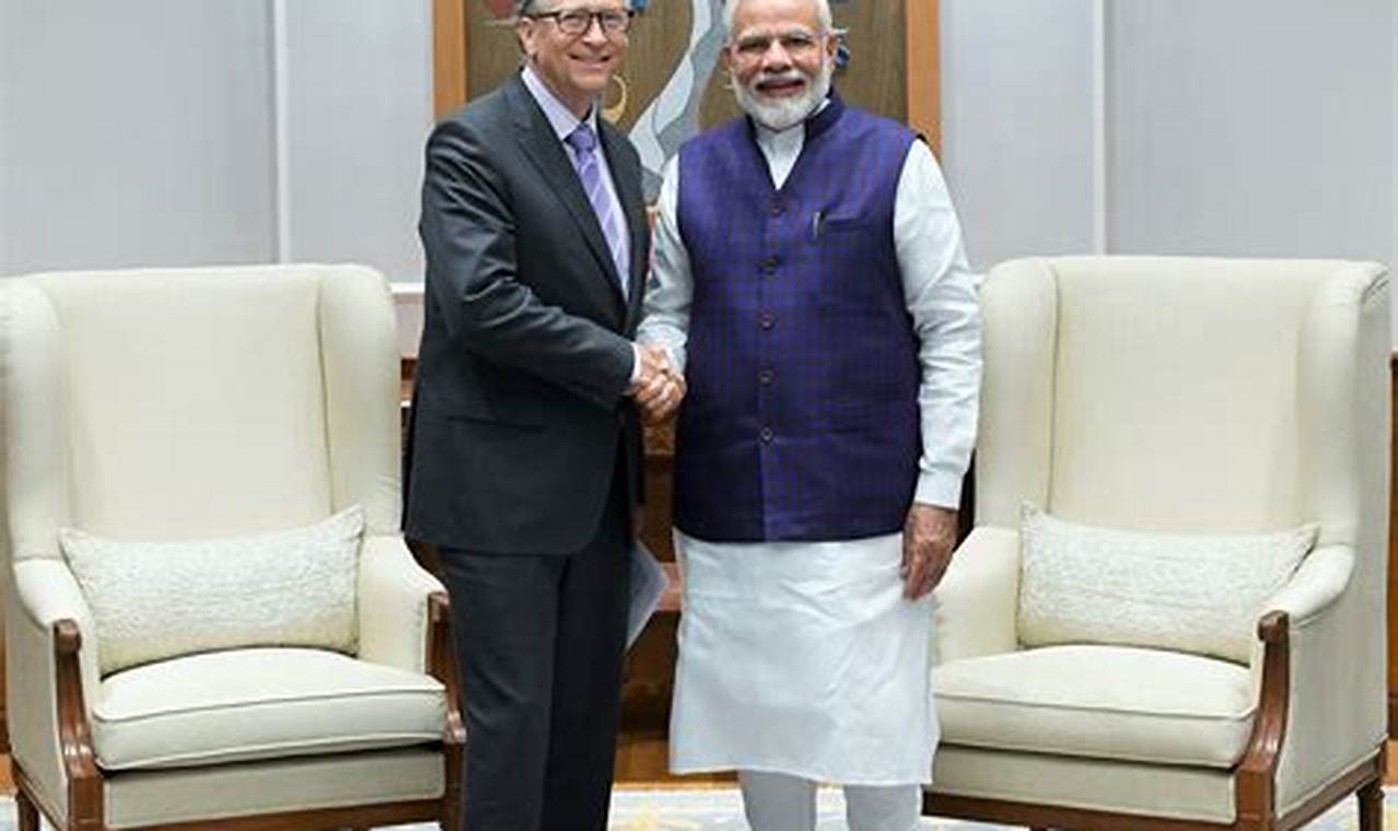 Bill Gates In India 2024