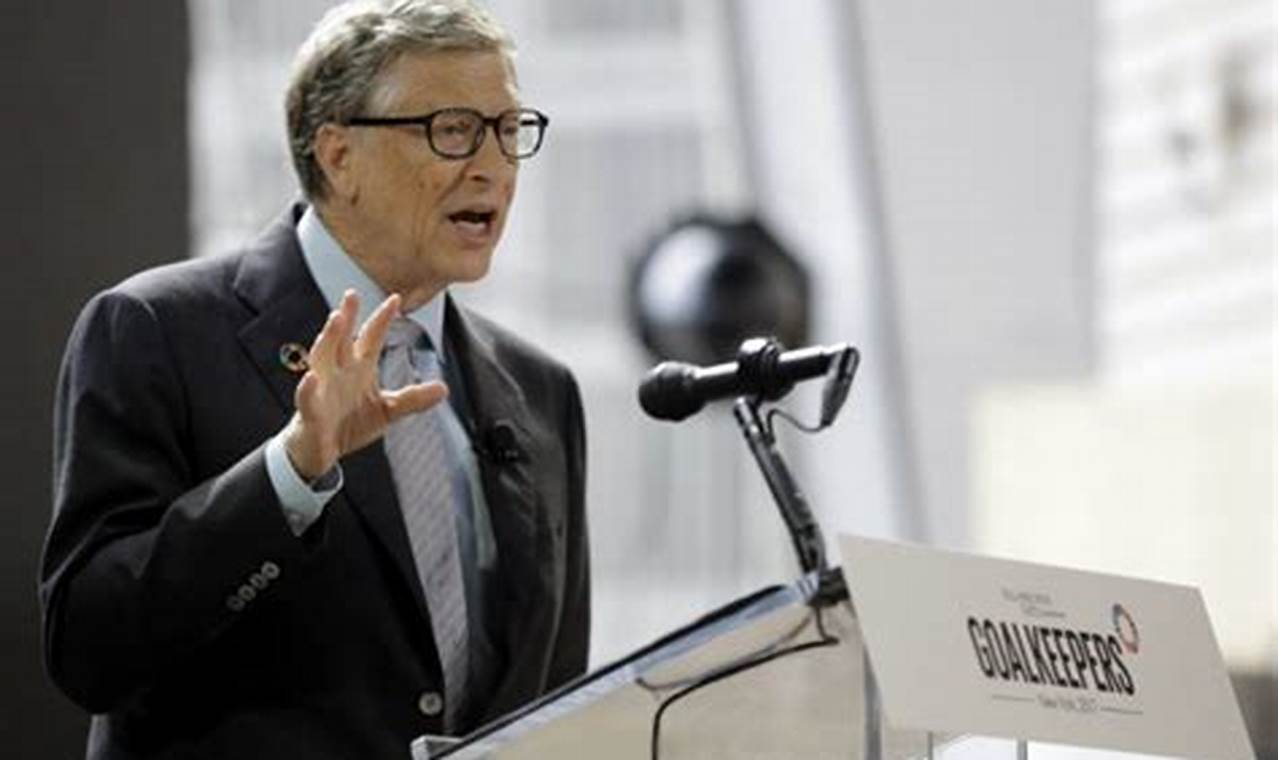 Bill Gates Speaking Events 2024