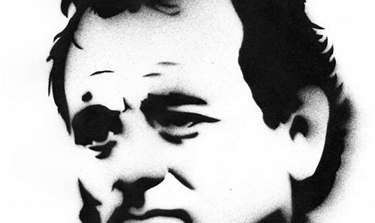 Bill Murray Stencil: A Creative Way to Add Humor and Personality to Your Walls