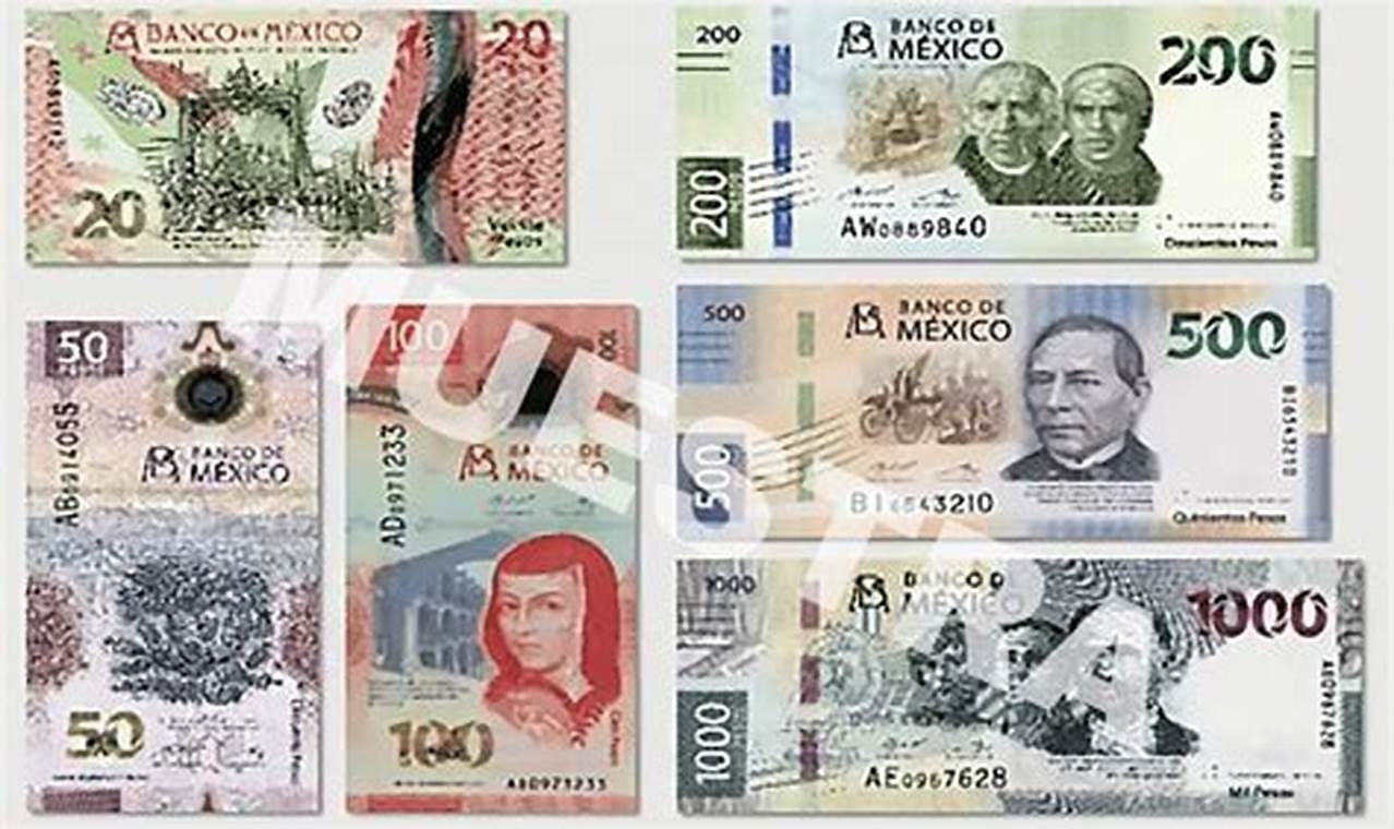 Billetes De Mexico 2024