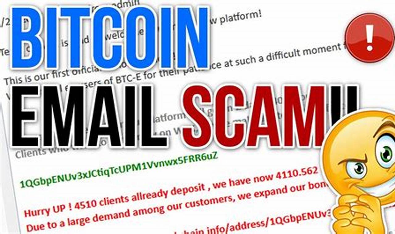 Bitcoin Email Scams 2024