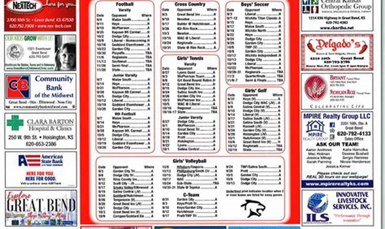 Bkhs Sports Calendar