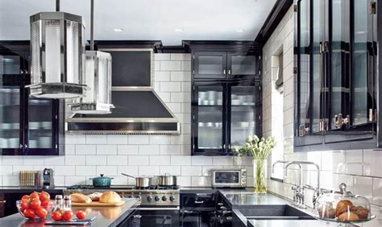 Black And White Kitchen