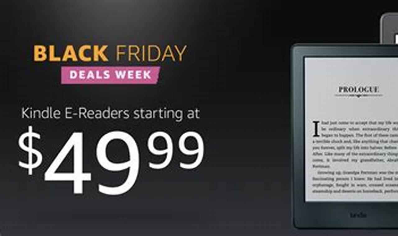 Black Friday Kindle Deals 2024