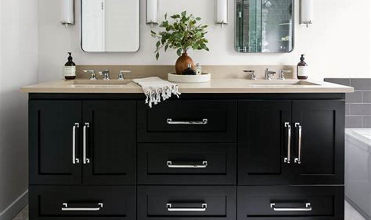 Black Vanity Bathroom