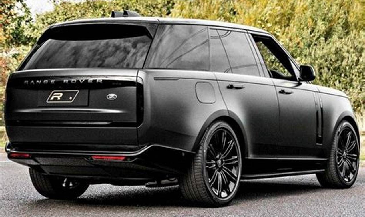 Blacked Out Range Rover 2024