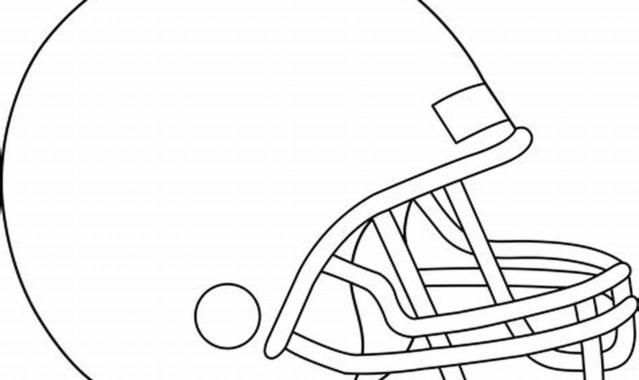 Unleash Your Creativity: Explore Endless Possibilities with Blank Football Helmet Templates