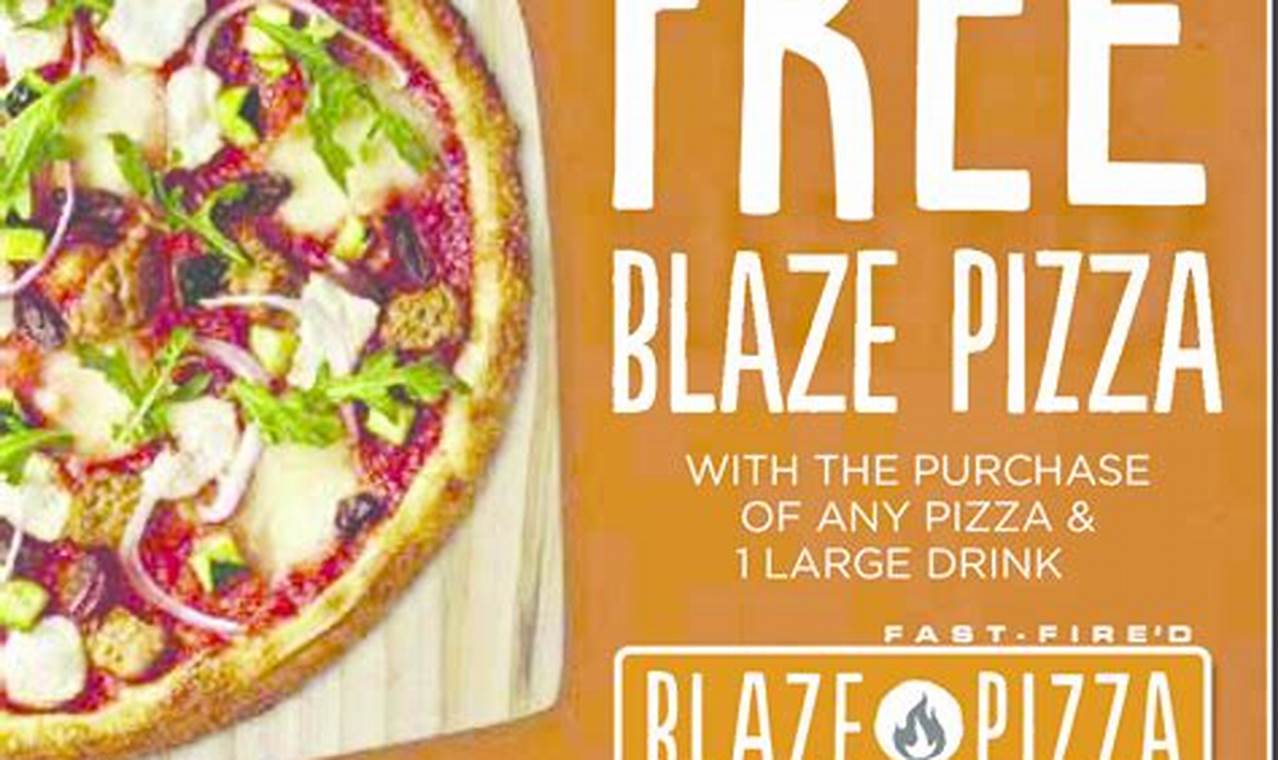 Blaze Pizza Coupons 2024