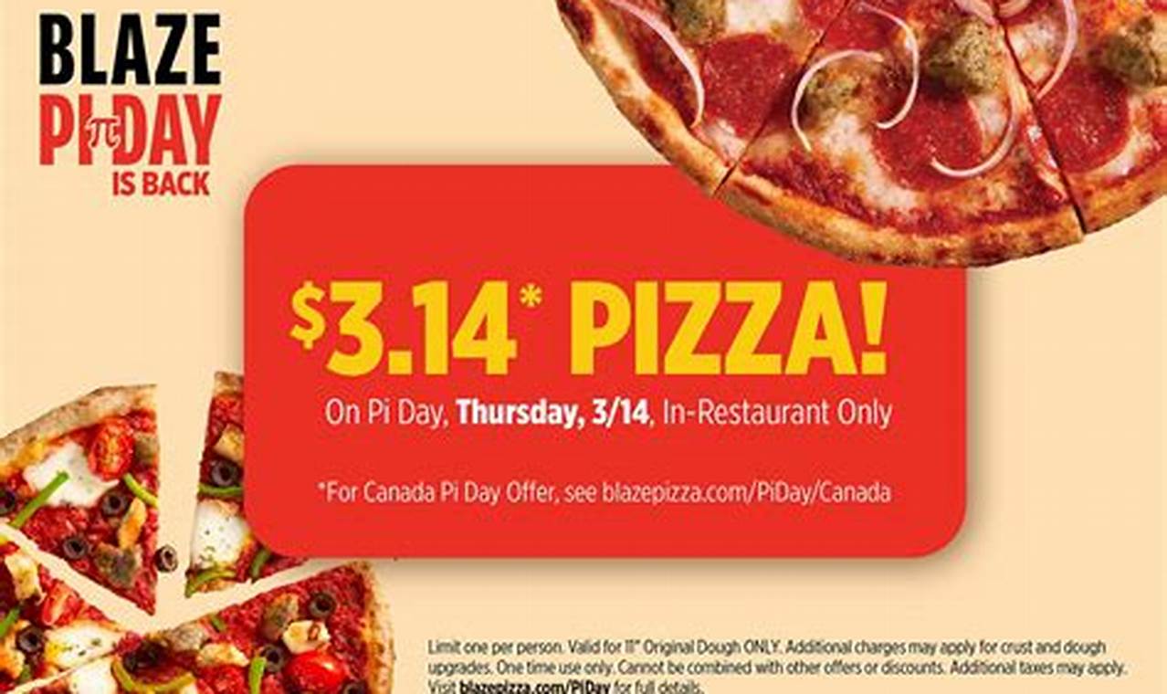 Blaze Pizza Pi Day 2024 Calendar