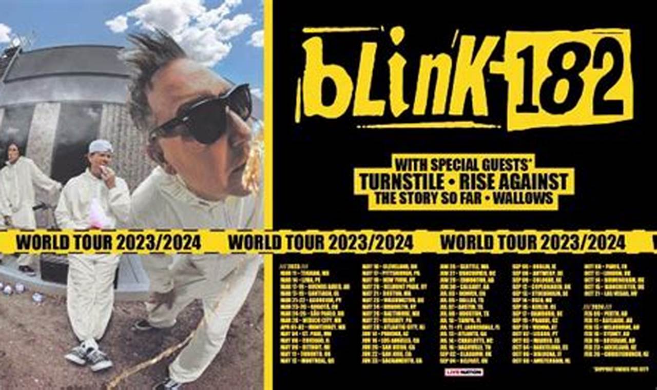 Blink 182 2024 Tour