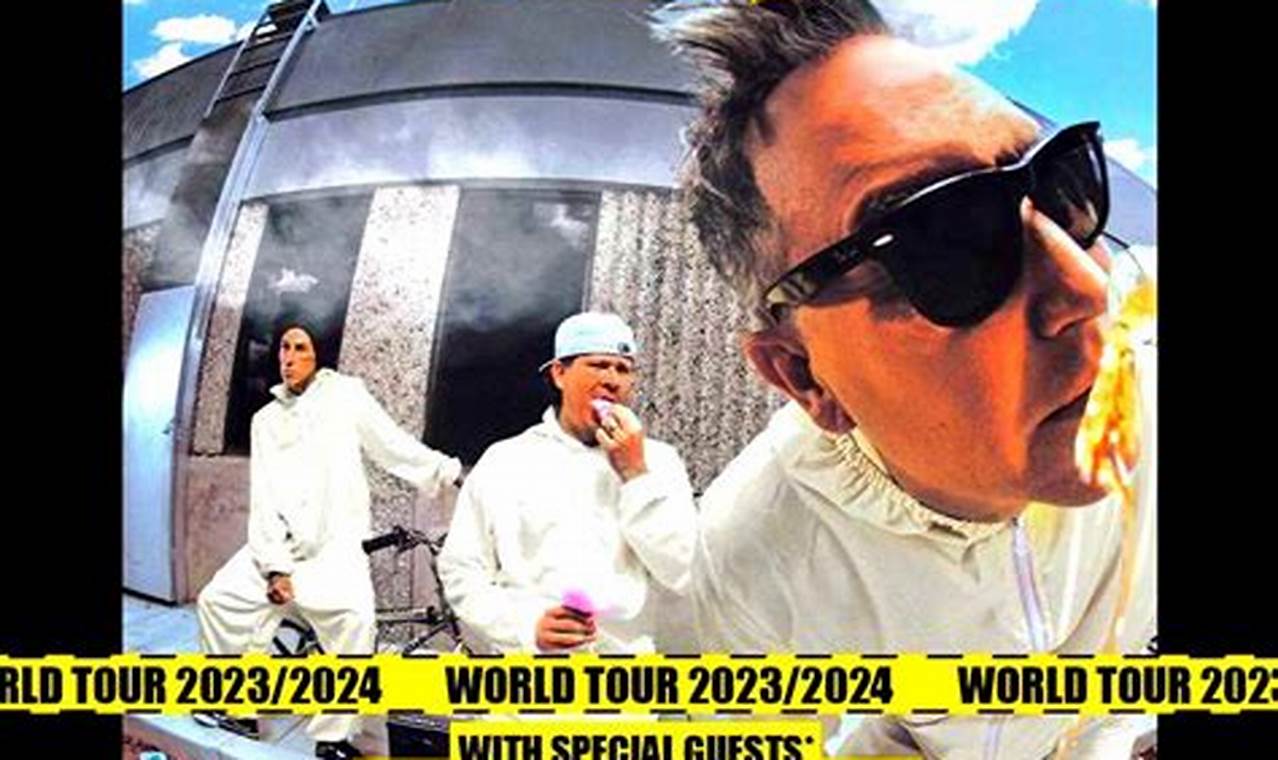 Blink 182 Tour 2024 Poster