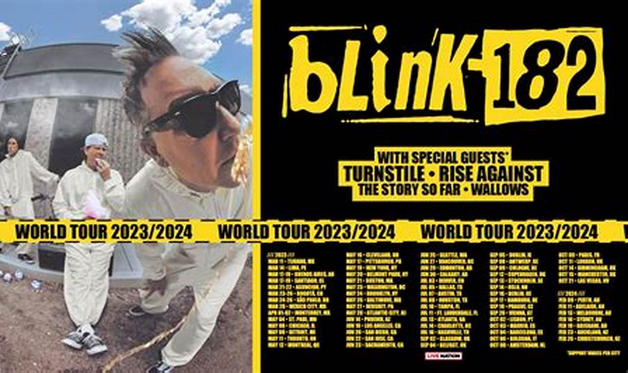 Blink 182 Tour 2024 Ticket Price