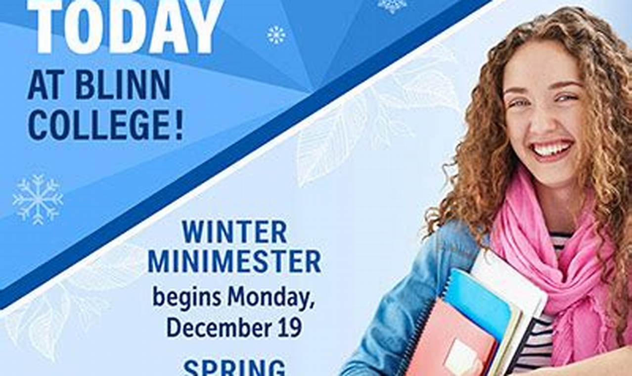 Blinn Winter Minimester 2024 Calendar