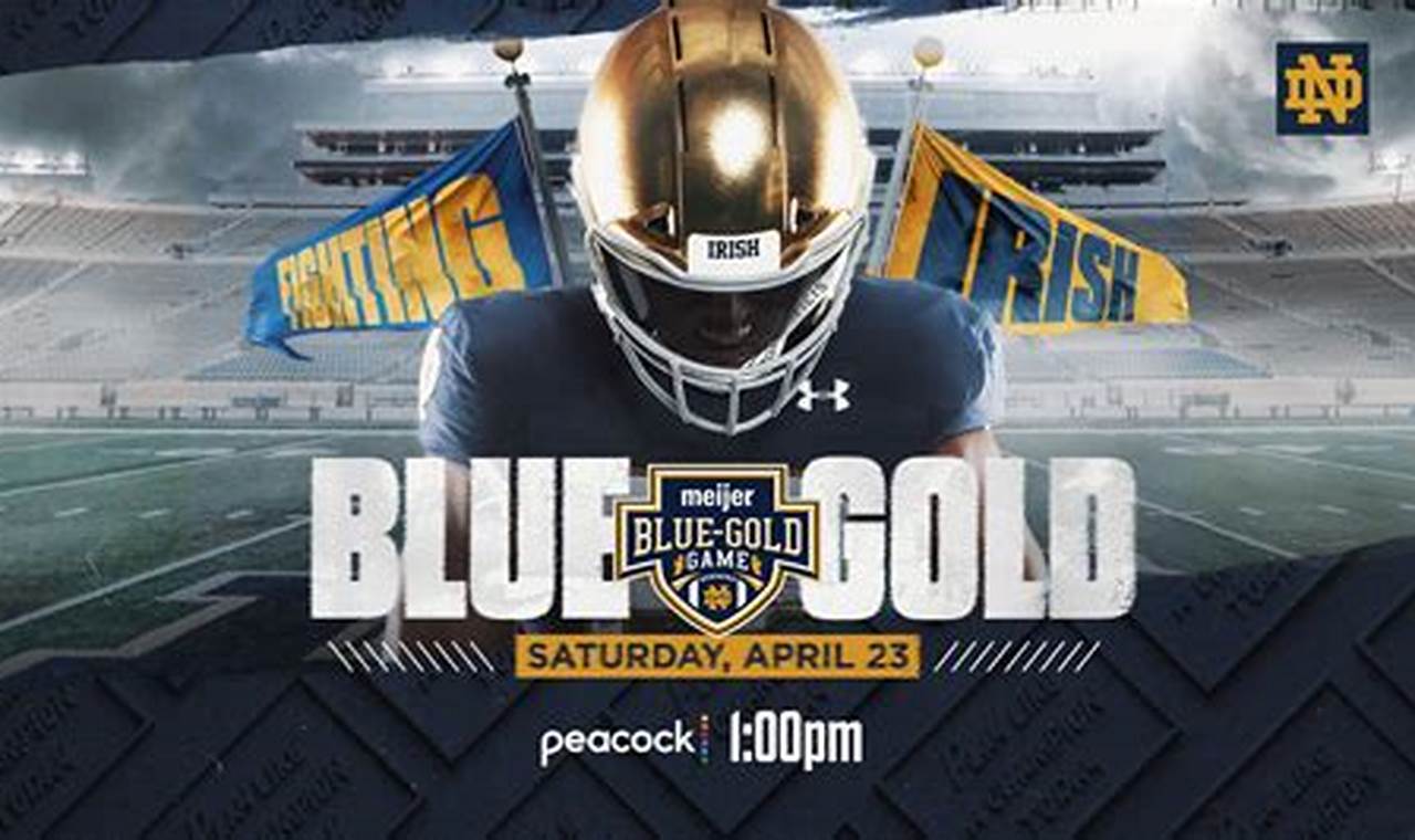 Blue And Gold Game 2024