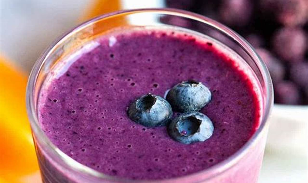 Blueberry Smoothie Recipes
