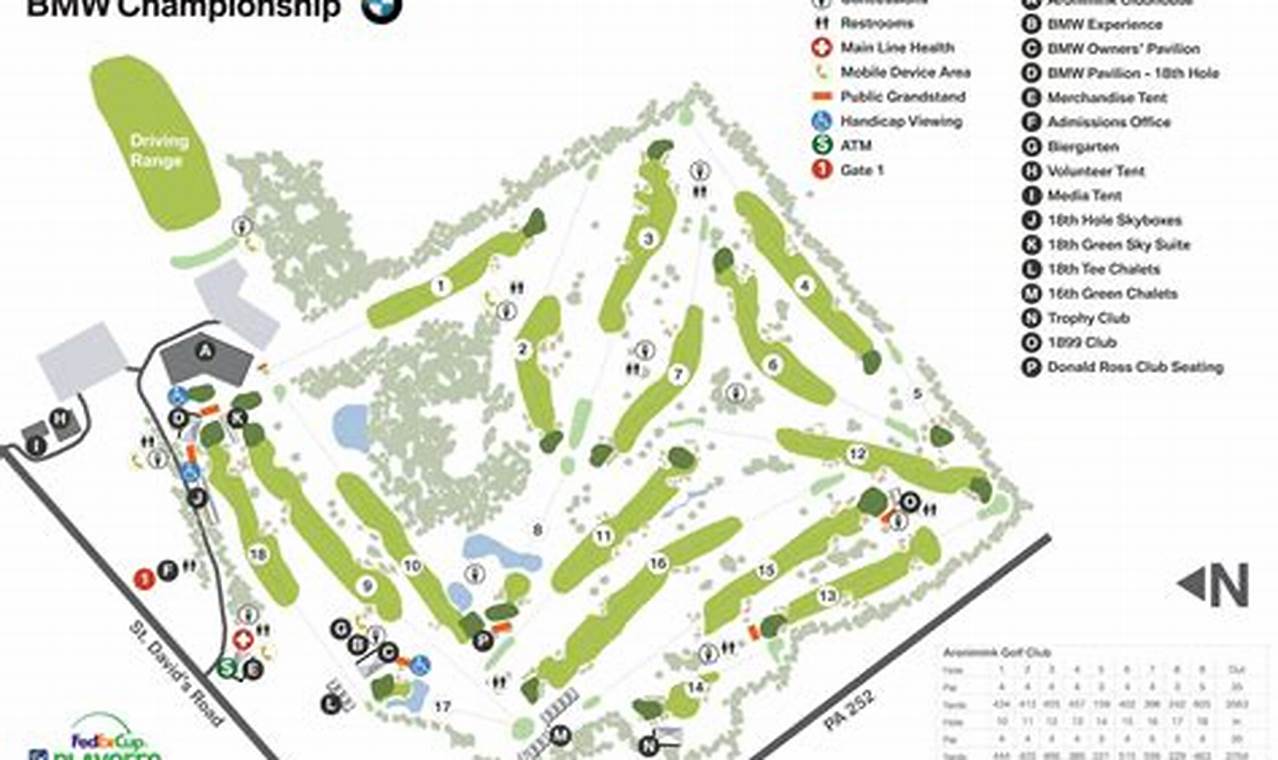Bmw Championship 2024 Course Map
