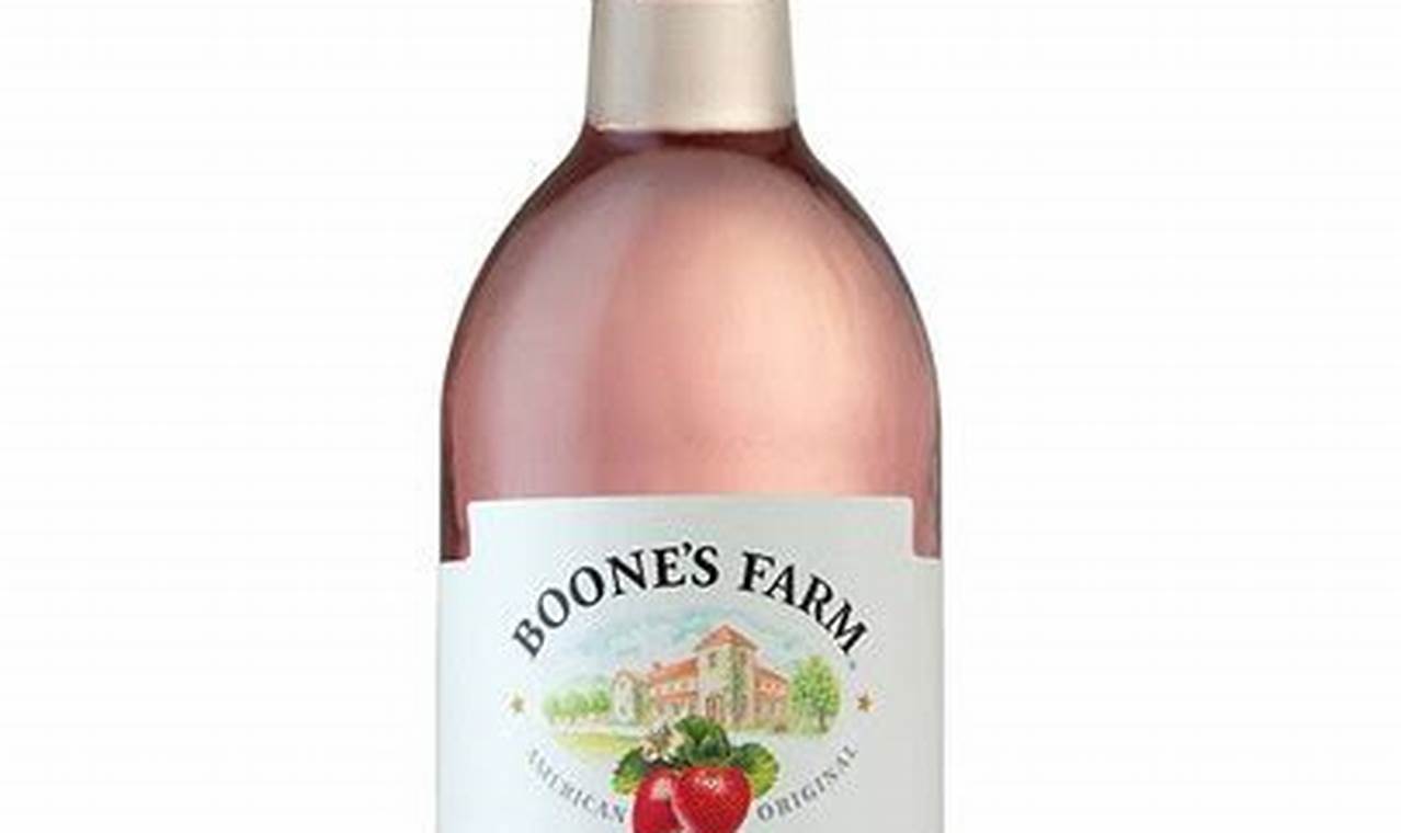 Boone'S Farm Strawberry Hill Wine Ingredients