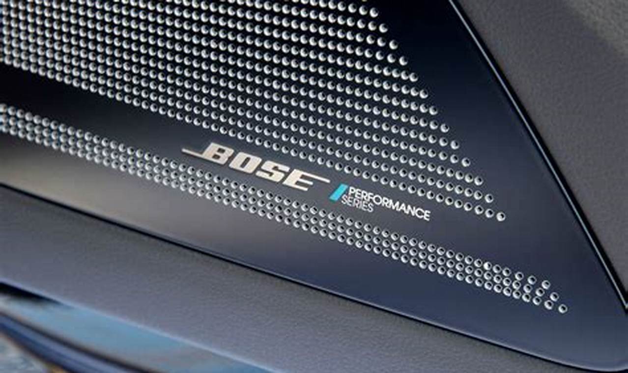 Bose Automotive Music System: Enhancing Your Driving Experience with Premium Sound