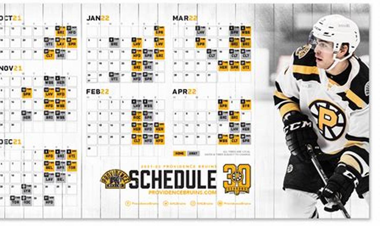 Boston Bruins 2024 Calendar