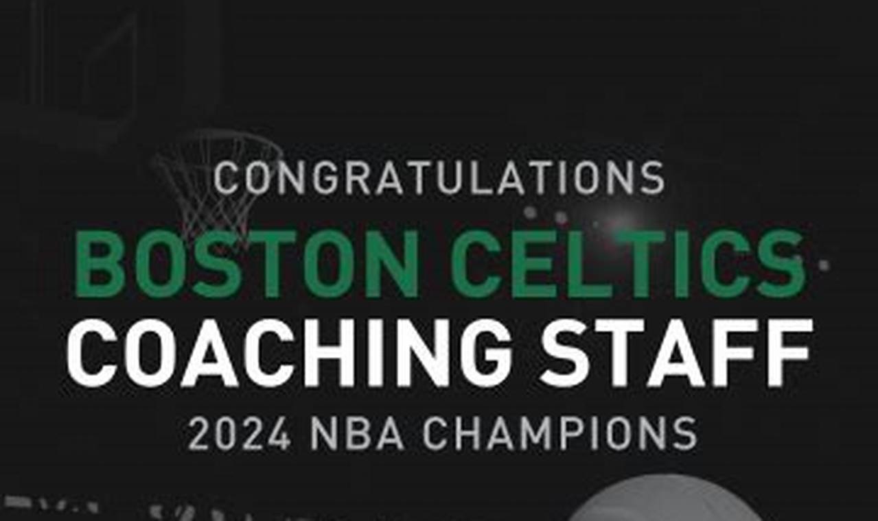 Boston Celtics Coaching Staff 2024