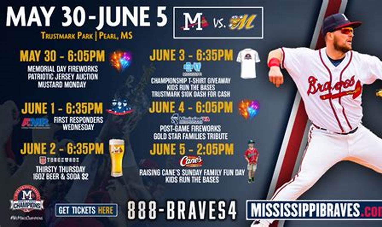 Braves Promotional Schedule 2024