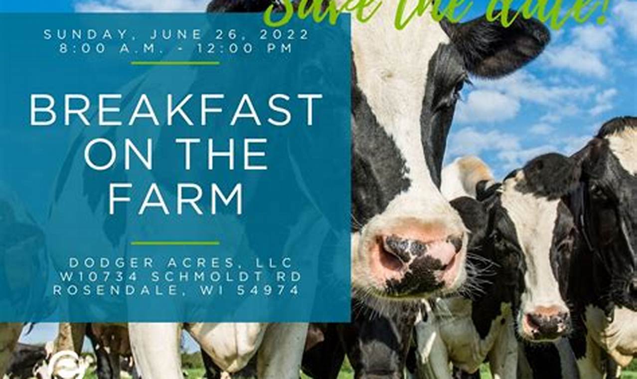 Breakfast On The Farm Fond Du Lac County 2024