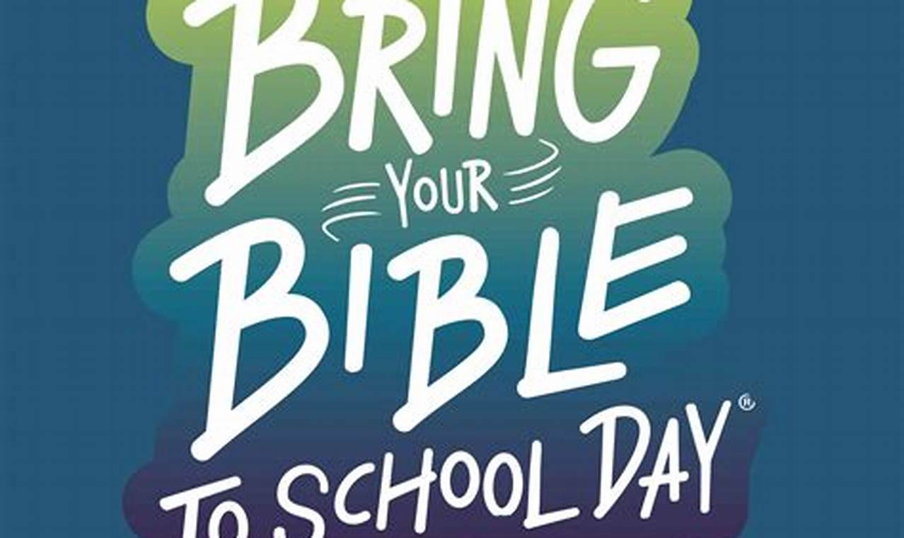 Bring Your Bible To School Day 2024 Image