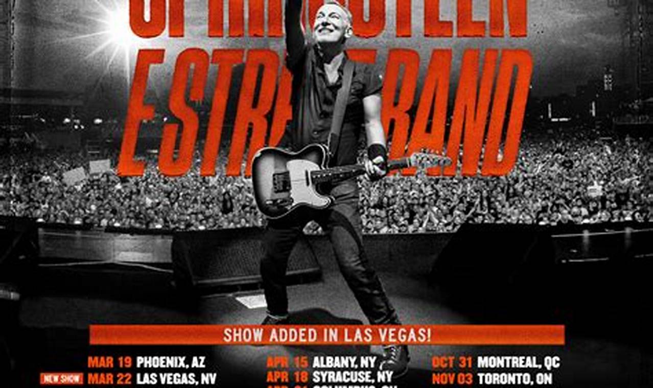 Bruce Springsteen Playlist 2024 Tour Dates