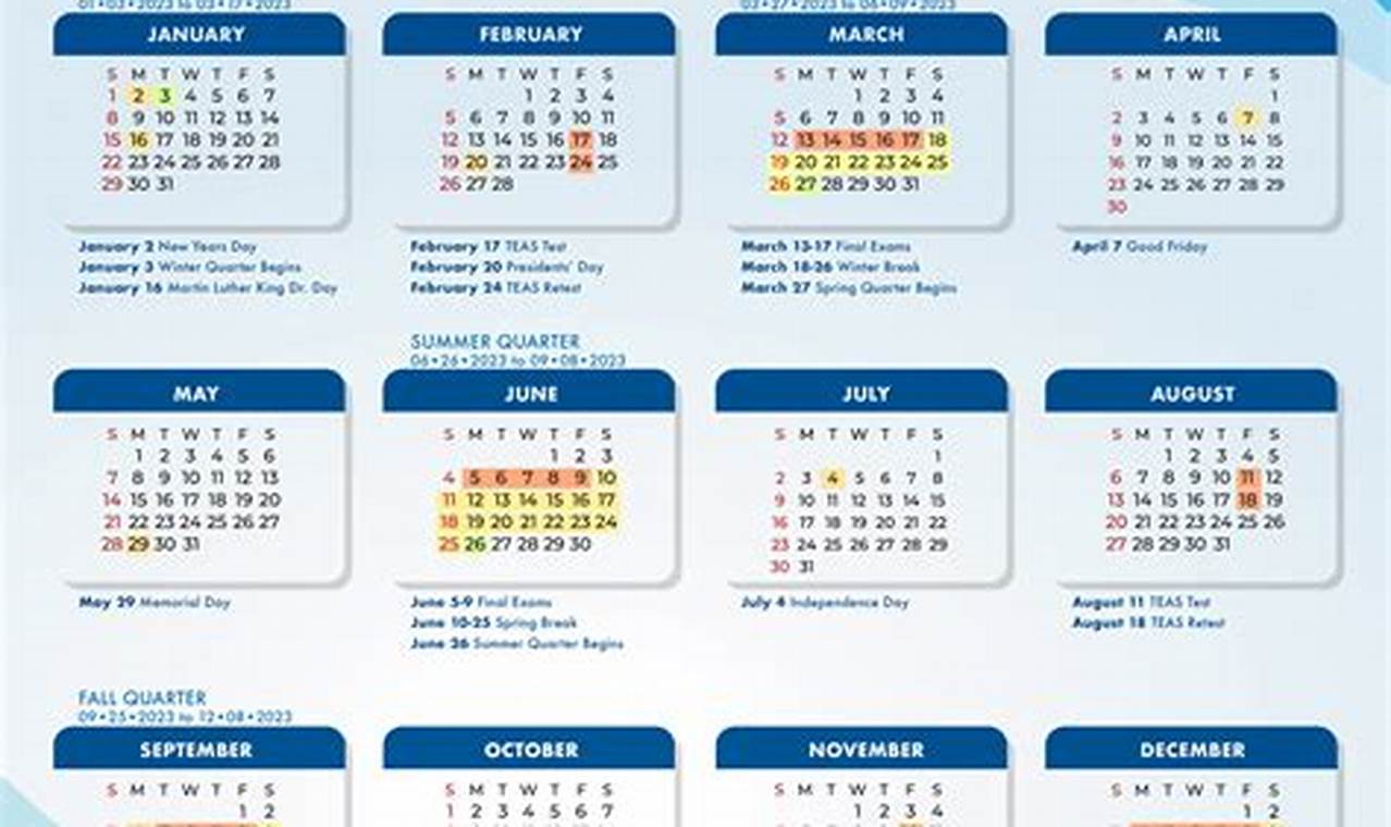 Bryan College Of Health Sciences Calendar 2024-25
