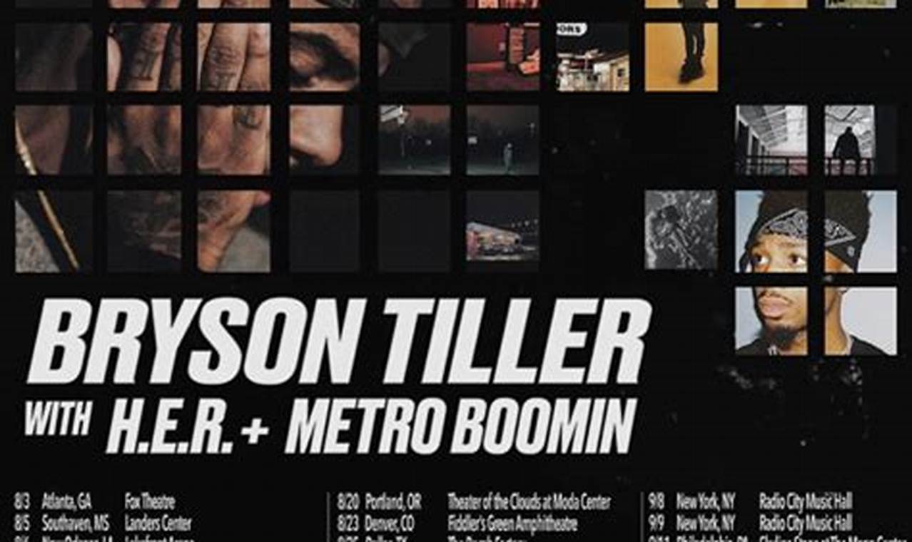 Bryson Tiller Tour 2024 Setlist