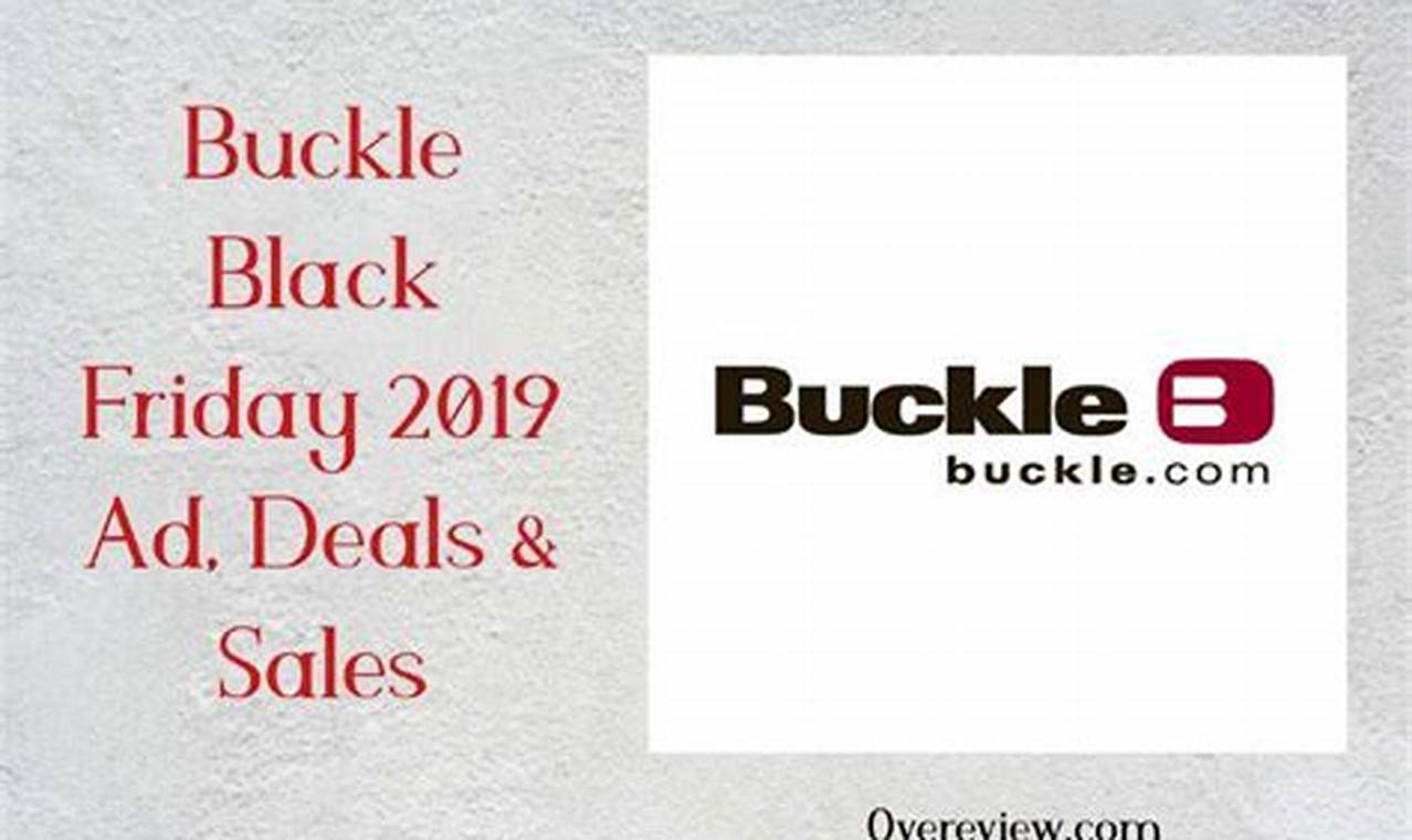 Buckle Black Friday Sale 2024
