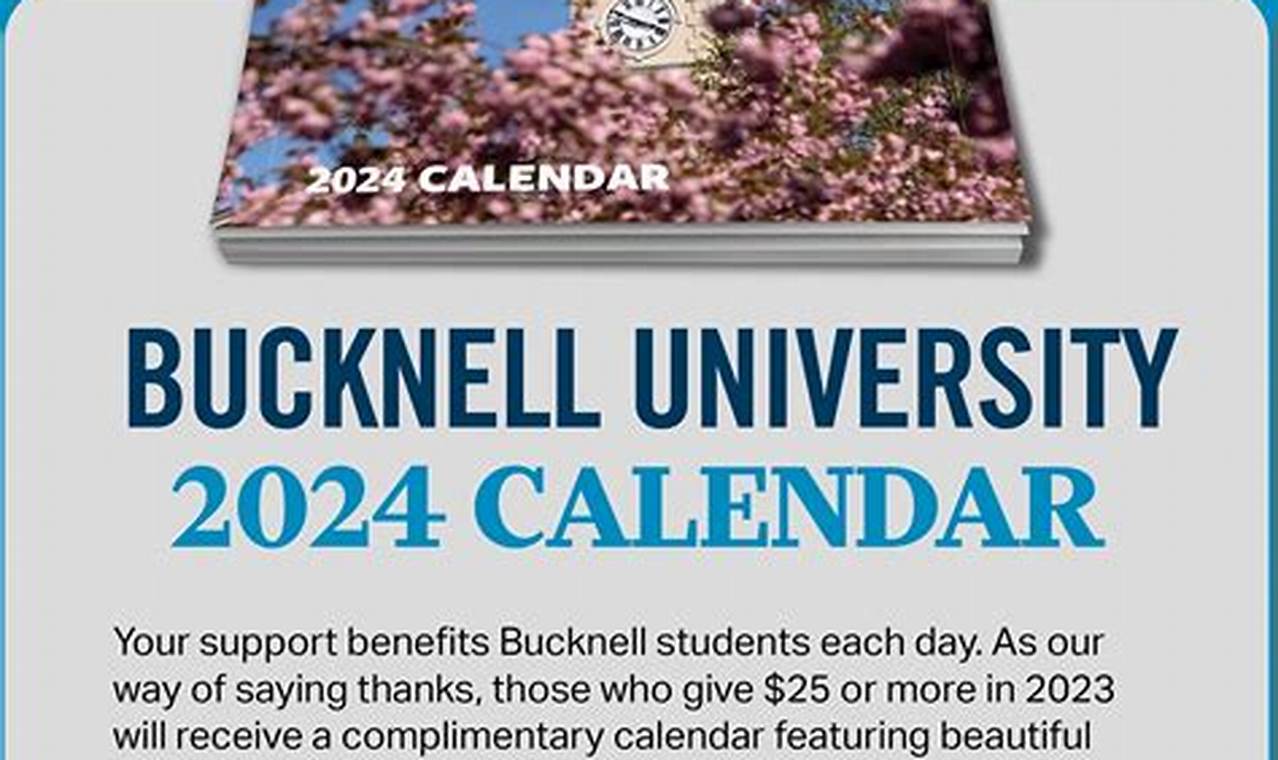 Bucknell Calendar Spring 2024