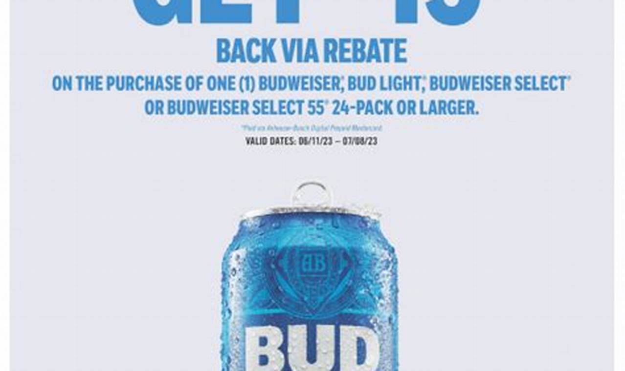 Bud Light Rebate December 2024