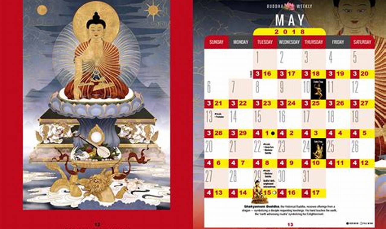 Buddhist Calendar 2024