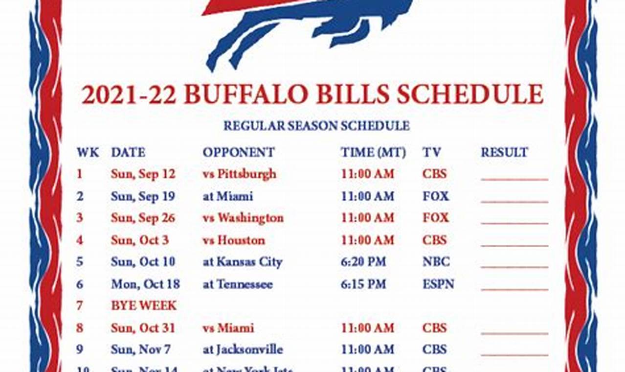 Buffalo Bills Games 2024