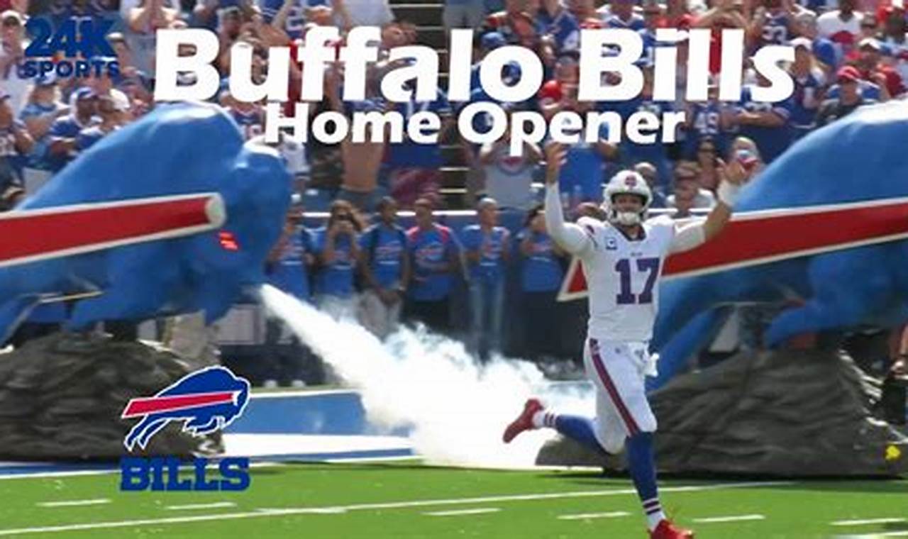 Buffalo Bills Home Opener 2024