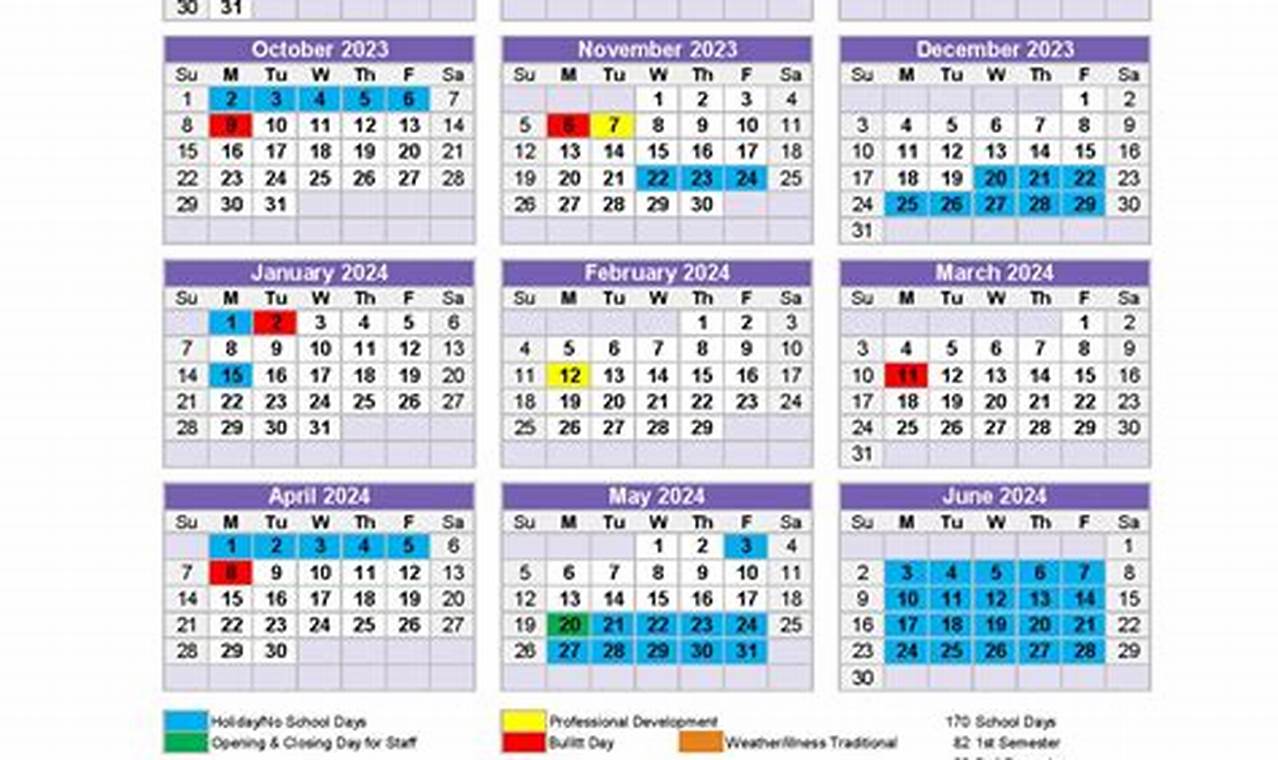 Bullitt County School Calendar 2024-2024